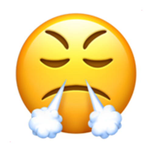 I Ws Emoji Domain Is Available Face With Steam From Nose - emoji domain ios !   rendering