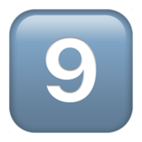 9⃣ Emoji Domain iOS rendering