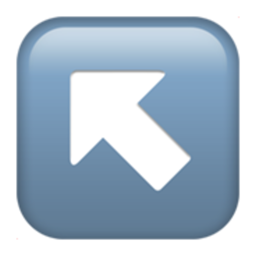 ↖ Emoji Domain iOS rendering