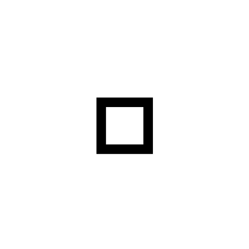 ▫ Emoji Domain black and white Symbola rendering