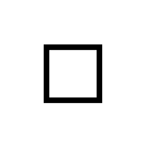 ◻ Emoji Domain black and white Symbola rendering