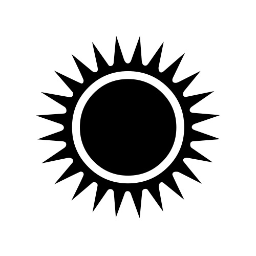 ☀ Emoji Domain black and white Symbola rendering
