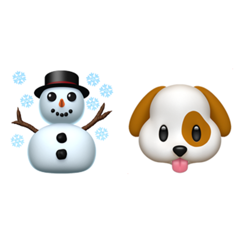 ☃🐶 Emoji Domain iOS rendering