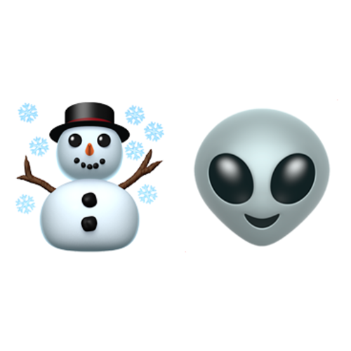 ☃👽 Emoji Domain iOS rendering