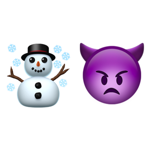 ☃👿 Emoji Domain iOS rendering