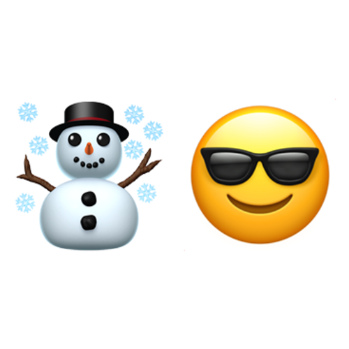 ☃😎 Emoji Domain iOS rendering
