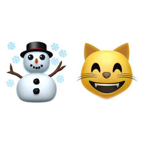 ☃😸 Emoji Domain iOS rendering