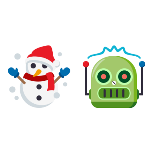☃🤖 Emoji Domain EmojiOne rendering