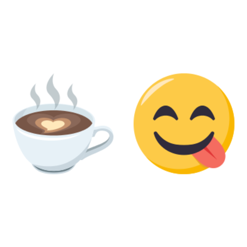 ☕😋 Emoji Domain EmojiOne rendering
