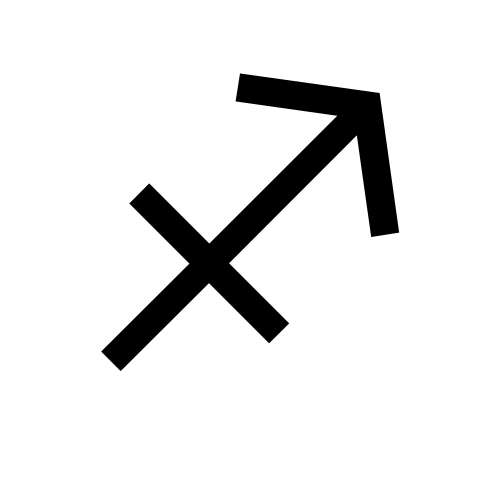 ♐ Emoji Domain black and white Symbola rendering