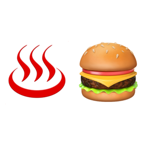 ♨🍔 Emoji Domain iOS rendering