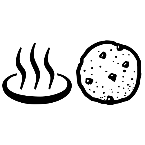 ♨🍪 Emoji Domain black and white Symbola rendering