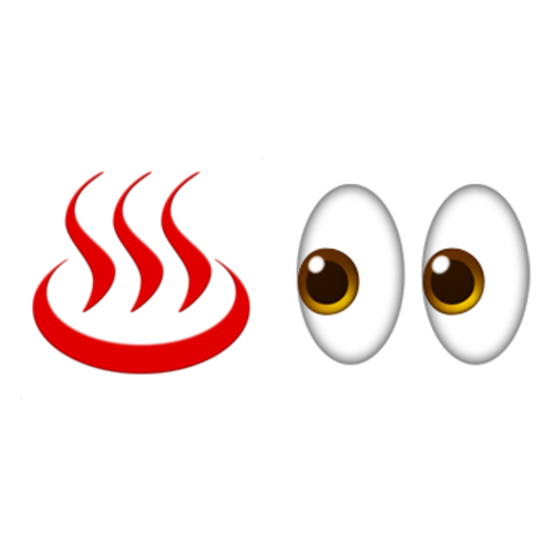 ♨👀 Emoji Domain iOS rendering