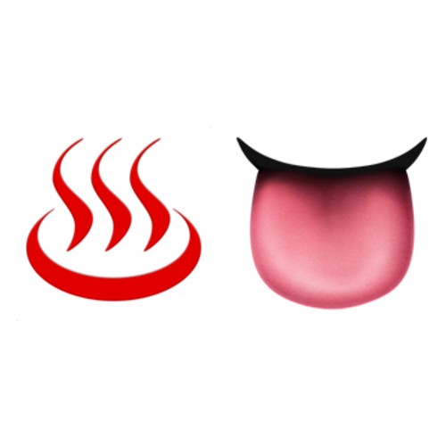 ♨👅 Emoji Domain iOS rendering