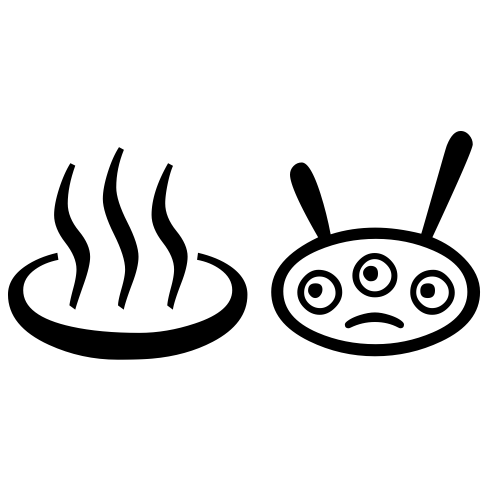 ♨👾 Emoji Domain black and white Symbola rendering