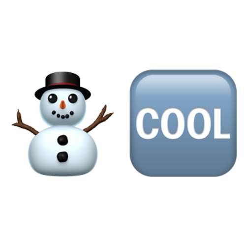 ⛄🆒 Emoji Domain iOS rendering