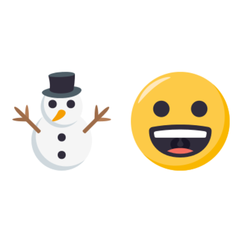 ⛄😀 Emoji Domain EmojiOne rendering