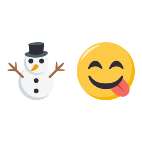 ⛄😋 Emoji Domain EmojiOne rendering