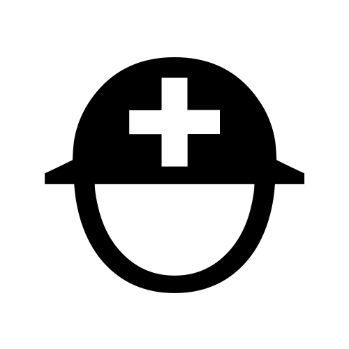⛑ Emoji Domain black and white Symbola rendering