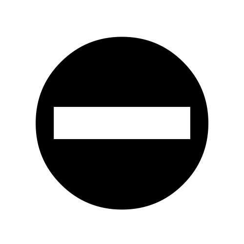 ⛔ Emoji Domain black and white Symbola rendering