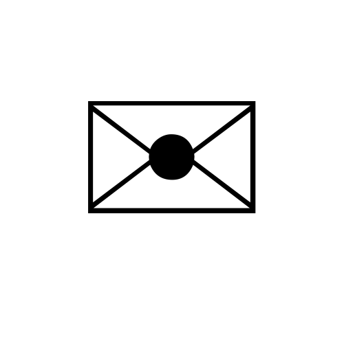 ✉ Emoji Domain black and white Symbola rendering