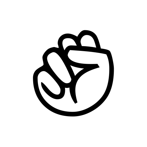 ✊ Emoji Domain black and white Symbola rendering
