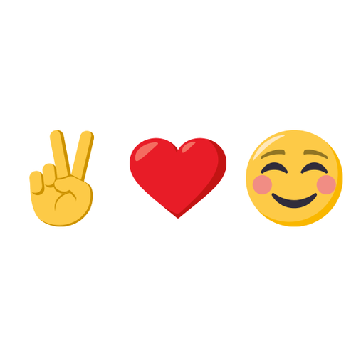 ✌❤☺ Emoji Domain EmojiOne rendering