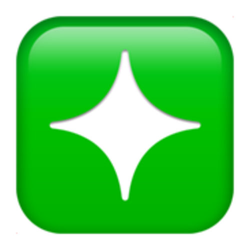 ❇ Emoji Domain iOS rendering