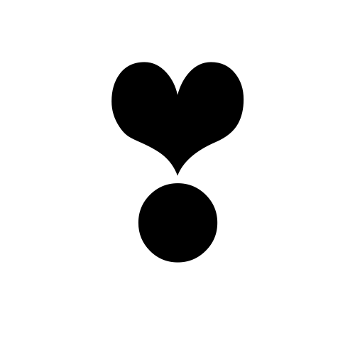 ❣ Emoji Domain black and white Symbola rendering