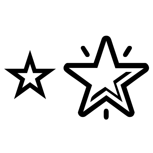 ⭐🌟 Emoji Domain black and white Symbola rendering
