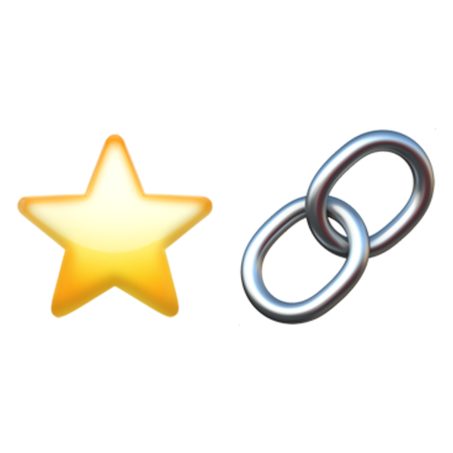 ⭐🔗 Emoji Domain iOS rendering