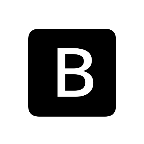 🅱 Emoji Domain black and white Symbola rendering
