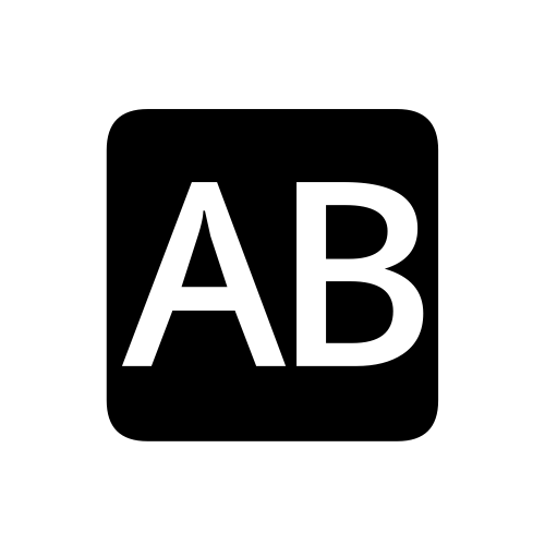 🆎 Emoji Domain black and white Symbola rendering