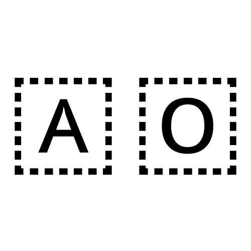 🇦🇴 Emoji Domain black and white Symbola rendering