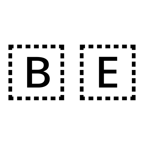 🇧🇪 Emoji Domain black and white Symbola rendering
