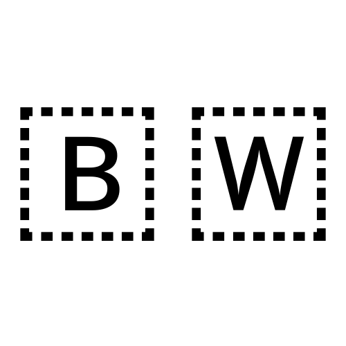 🇧🇼 Emoji Domain black and white Symbola rendering