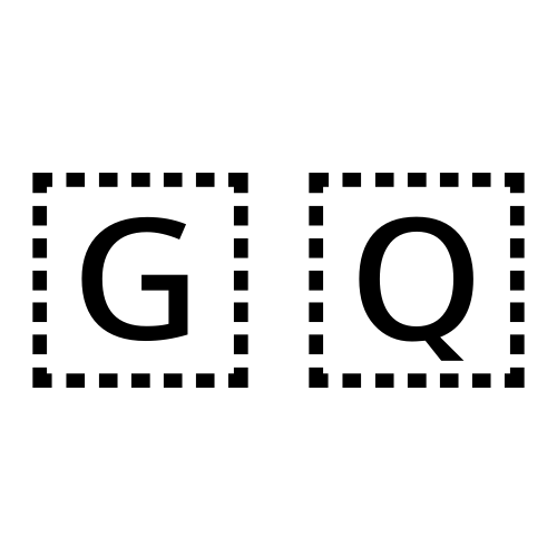 🇬🇶 Emoji Domain black and white Symbola rendering