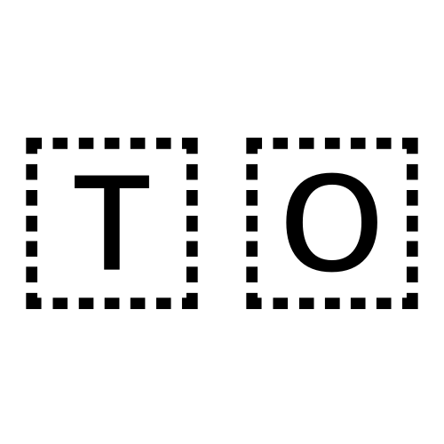 🇹🇴 Emoji Domain black and white Symbola rendering
