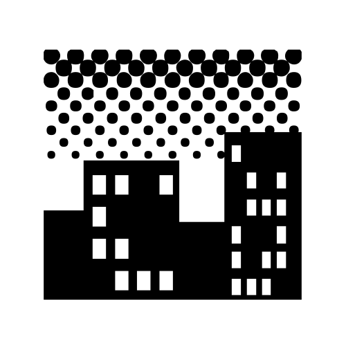 🌆 Emoji Domain black and white Symbola rendering
