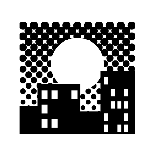 🌇 Emoji Domain black and white Symbola rendering