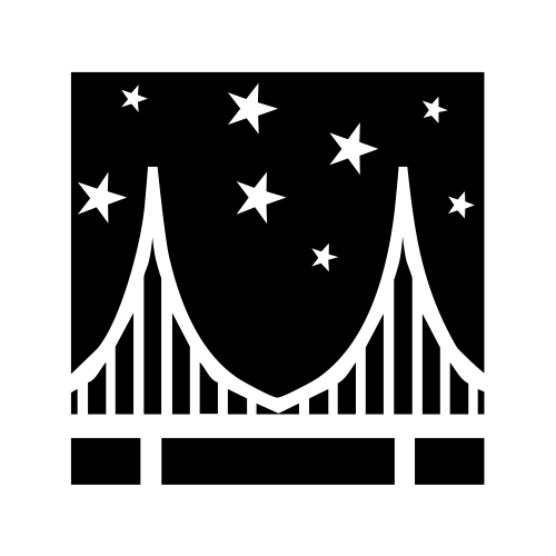 🌉 Emoji Domain black and white Symbola rendering