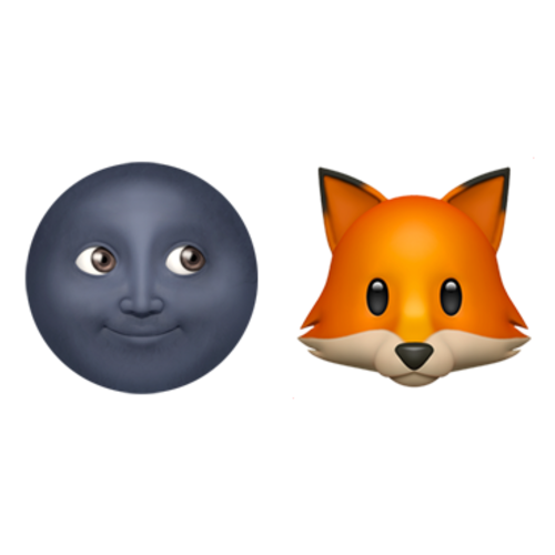 🌚🦊 Emoji Domain iOS rendering
