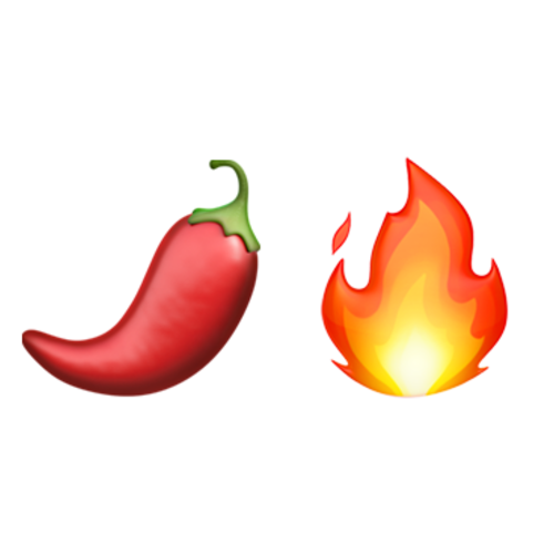 🌶🔥 Emoji Domain iOS rendering