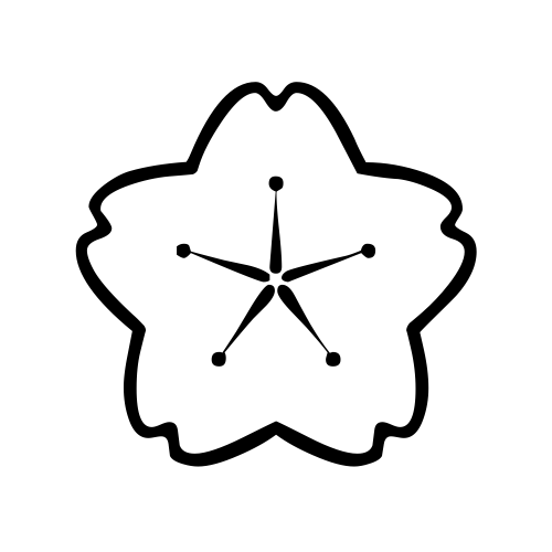 🌸 Emoji Domain black and white Symbola rendering