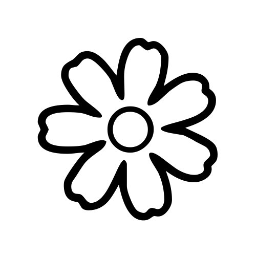 🌼 Emoji Domain black and white Symbola rendering