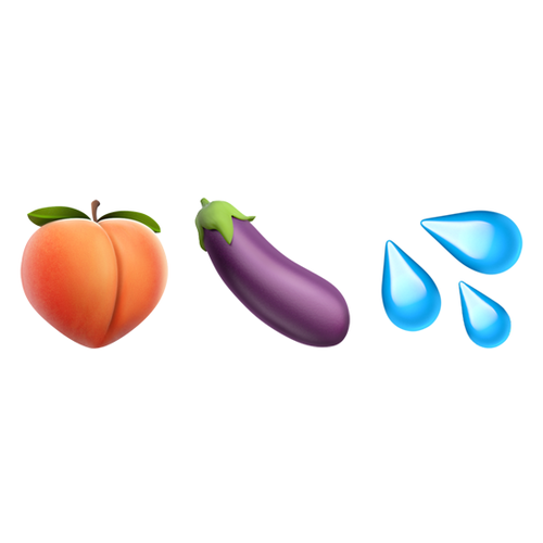 🍑🍆💦 Emoji Domain iOS rendering