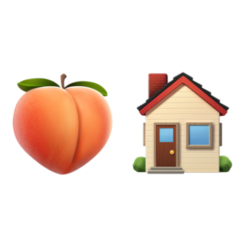 🍑🏠 Emoji Domain iOS rendering