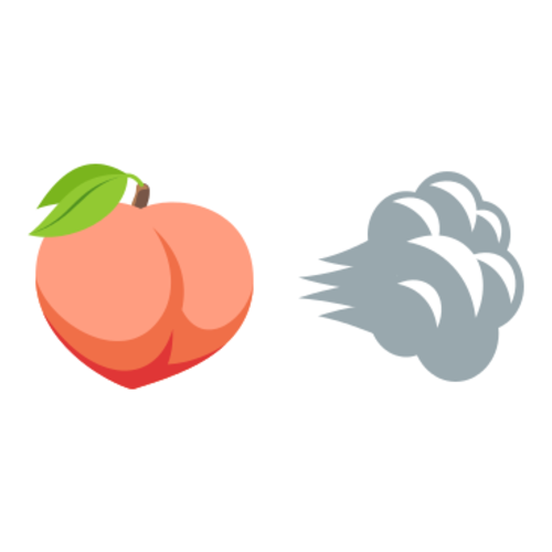 🍑💨 Emoji Domain EmojiOne rendering