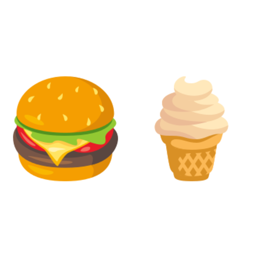 🍔🍦 Emoji Domain EmojiOne rendering
