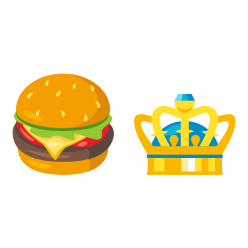 🍔👑 Emoji Domain EmojiOne rendering